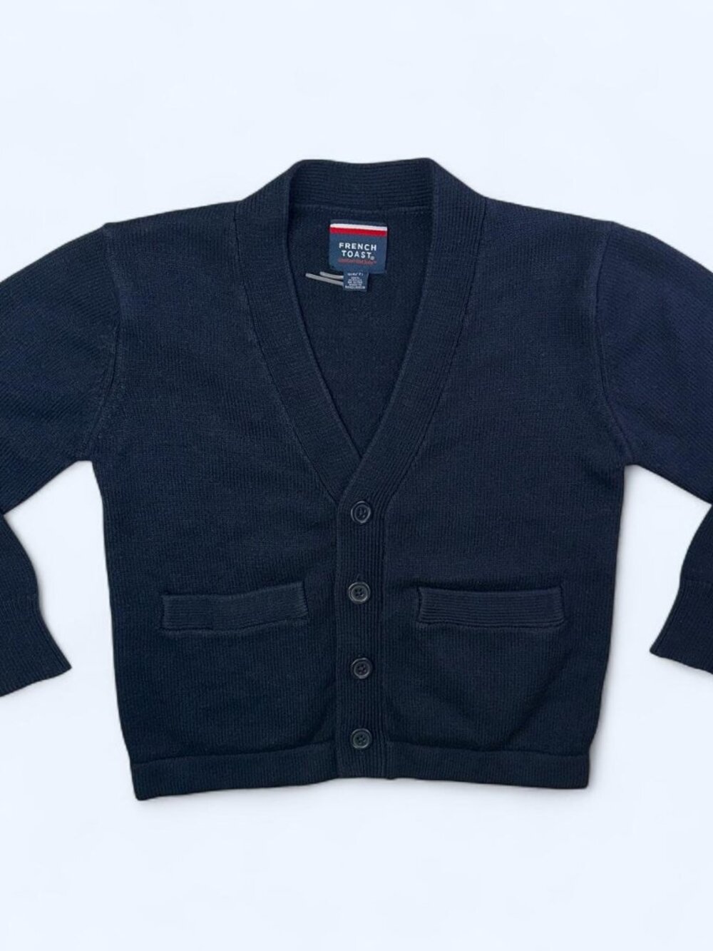 French Toast Boys Navy Button Cardigan Size Small